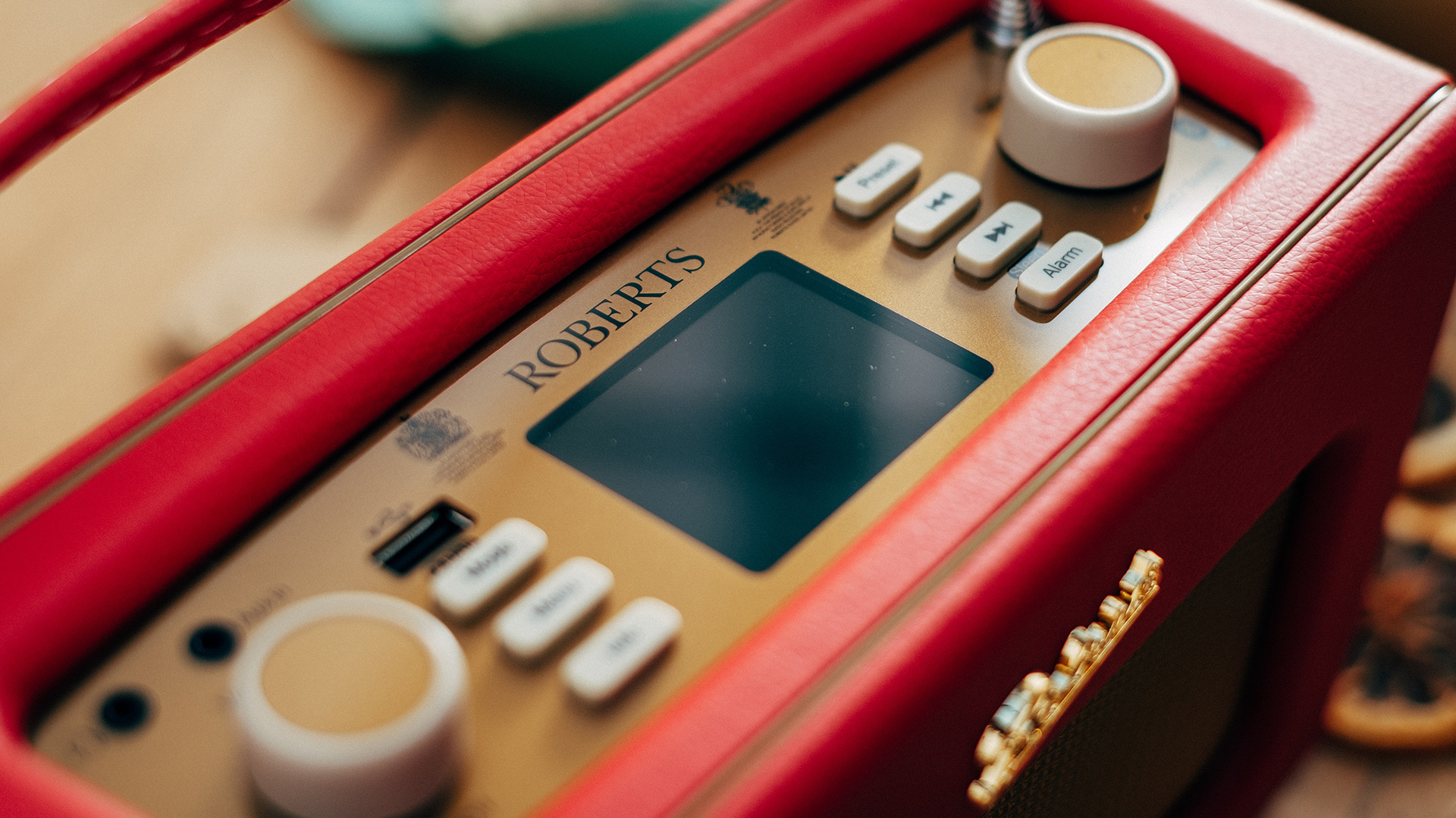 Roberts Revival iStream 3L Rood Bedieningselementen Weergave