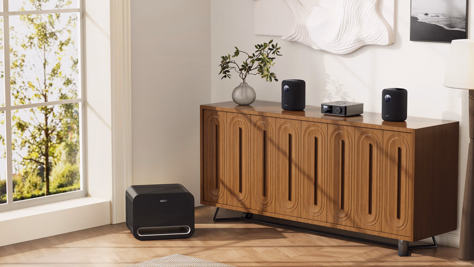 Wiim Sound Slimme luidspreker- en subwooferopstelling