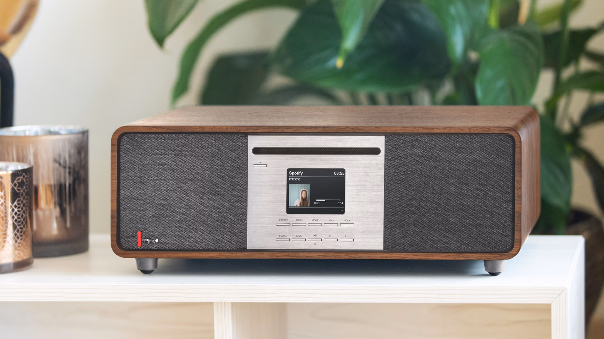 Pinell Supersound 701 Walnoot Multiroom en netwerkstreaming