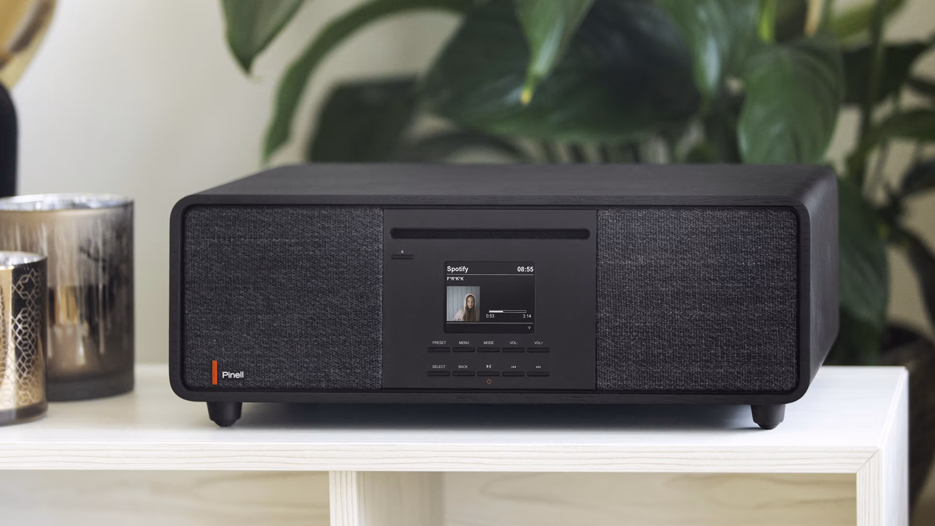 Pinell Supersound 701 Zwart DAB+, FM, internetradio, CD en streaming